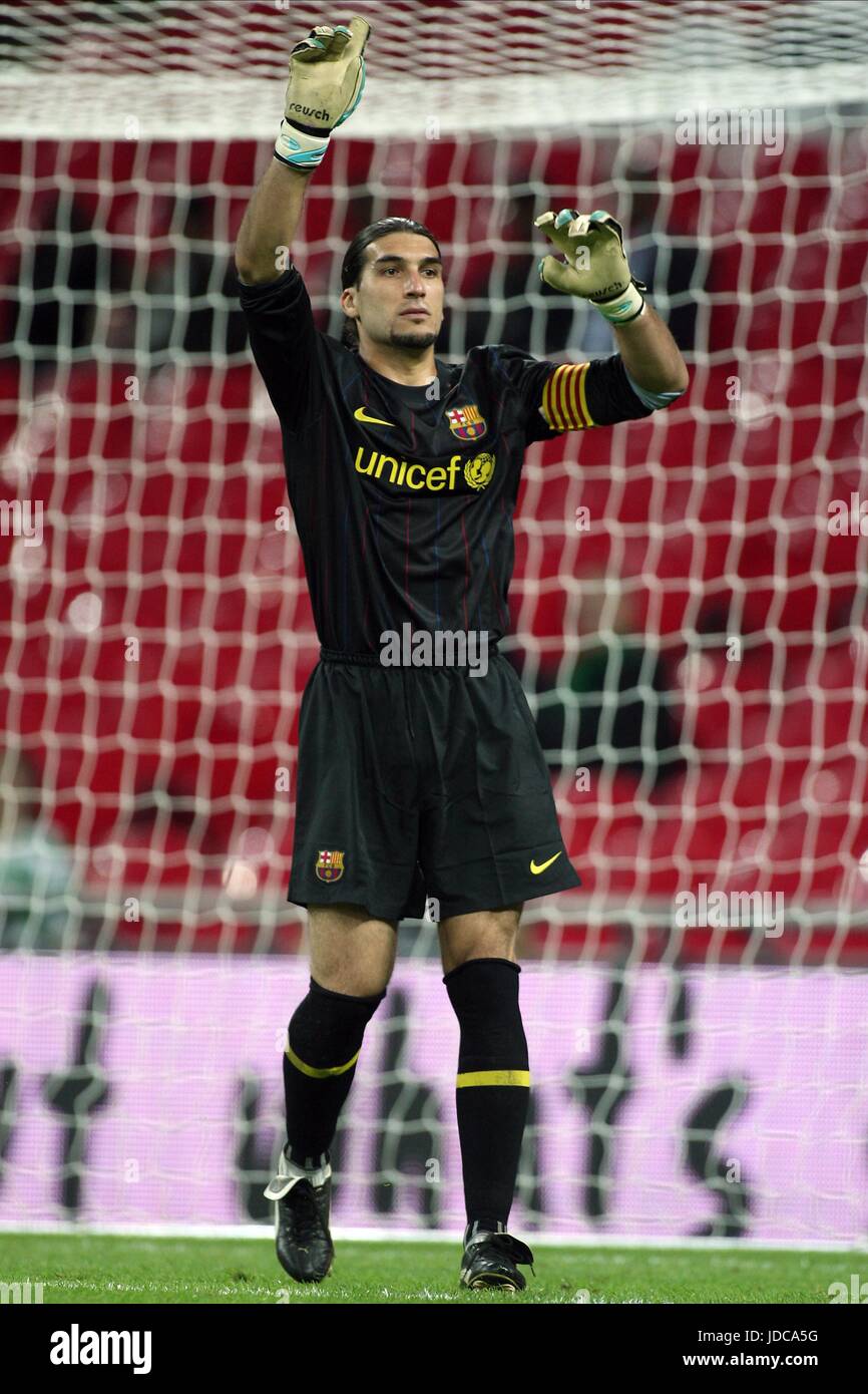 JOSE MARIA PINTO FC Barcelone stade de Wembley Londres Angleterre 24 Juillet 2009 Banque D'Images