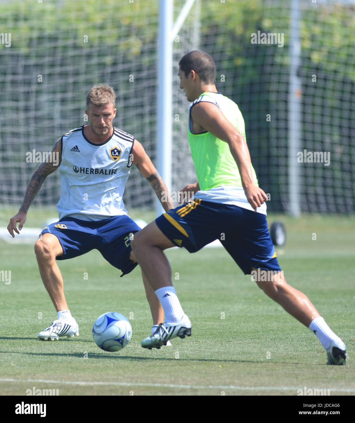 DAVID BECKHAM, LOS ANGELES GALAXY CARSON LOS ANGELES CA USA 22 Juillet 2009 Banque D'Images