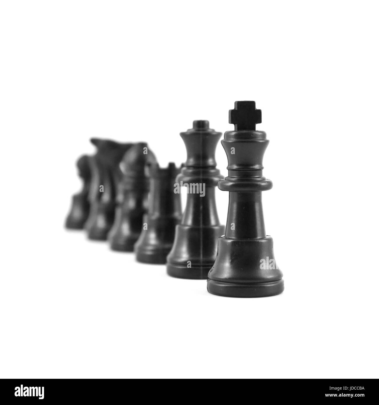 Pièce d'échecs isolé sur fond blanc Banque D'Images