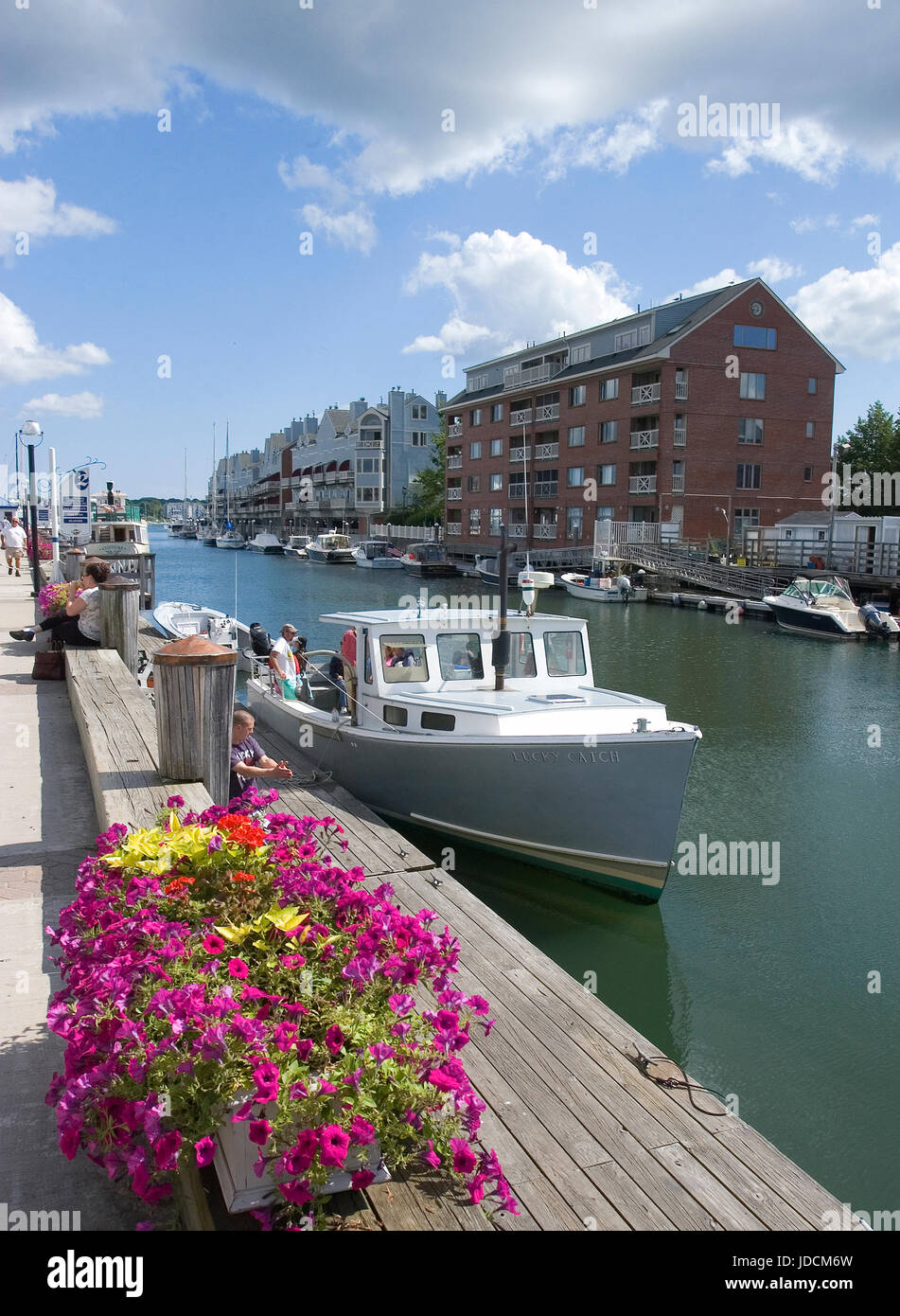 Le Portland, Maine, USA waterfront Banque D'Images