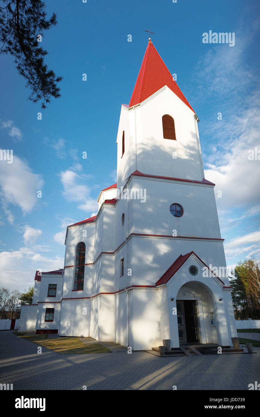 L'église catholique du Sacré-Cœur de Jésus Christ. Navapolatsk, région de Vitebsk. Banque D'Images