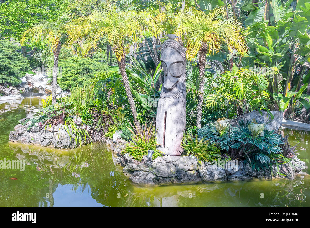 Jardin Japonais Monte Carlo Monaco Banque D'Images