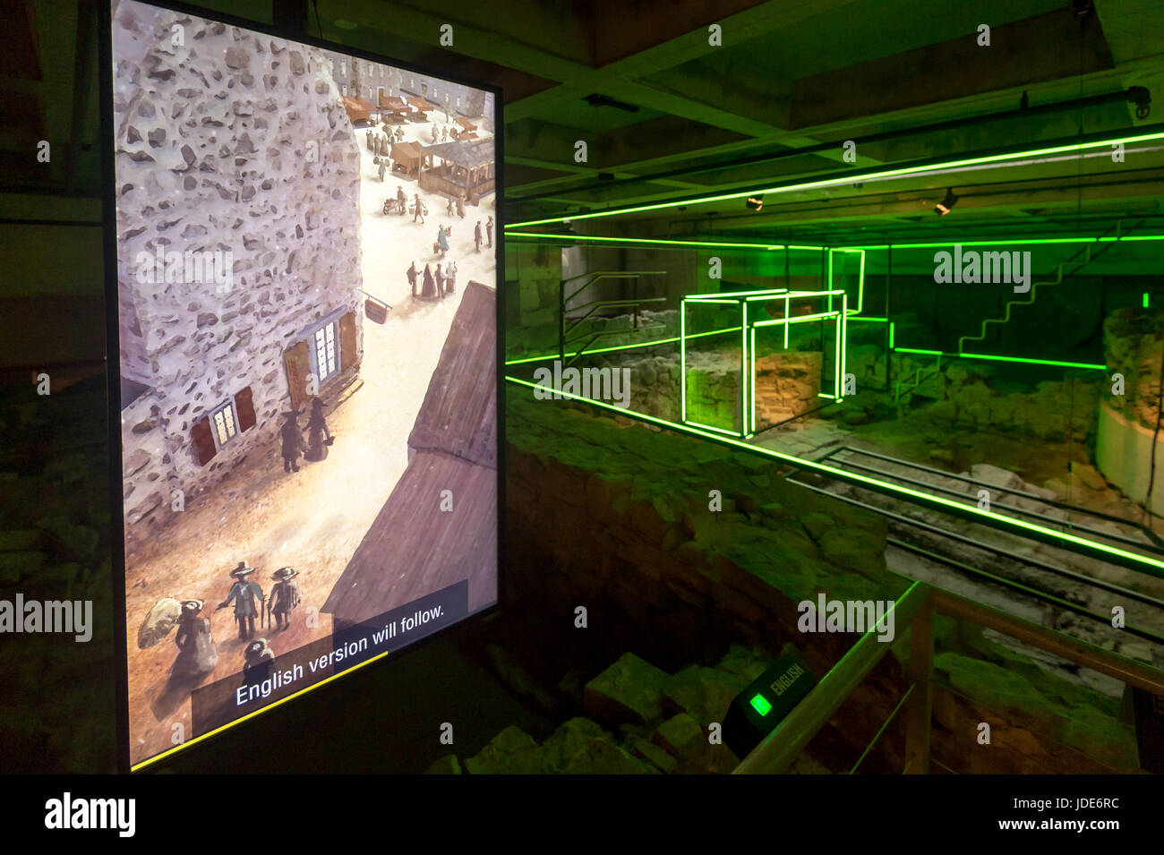 Montréal, le 17 juin 2017 : Mariner's House à Pointe-à-Callière Banque D'Images