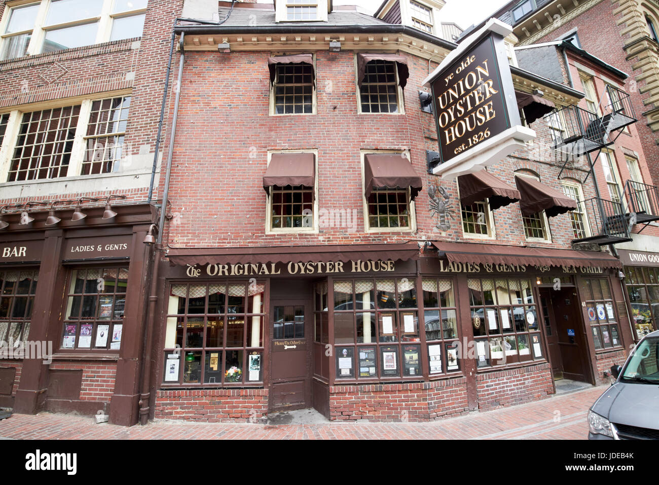 Ye Olde Union Oyster House Boston USA original Banque D'Images