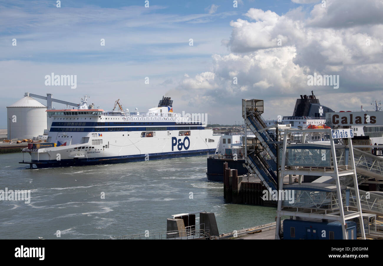 Le port de Calais, France, Europe Banque D'Images