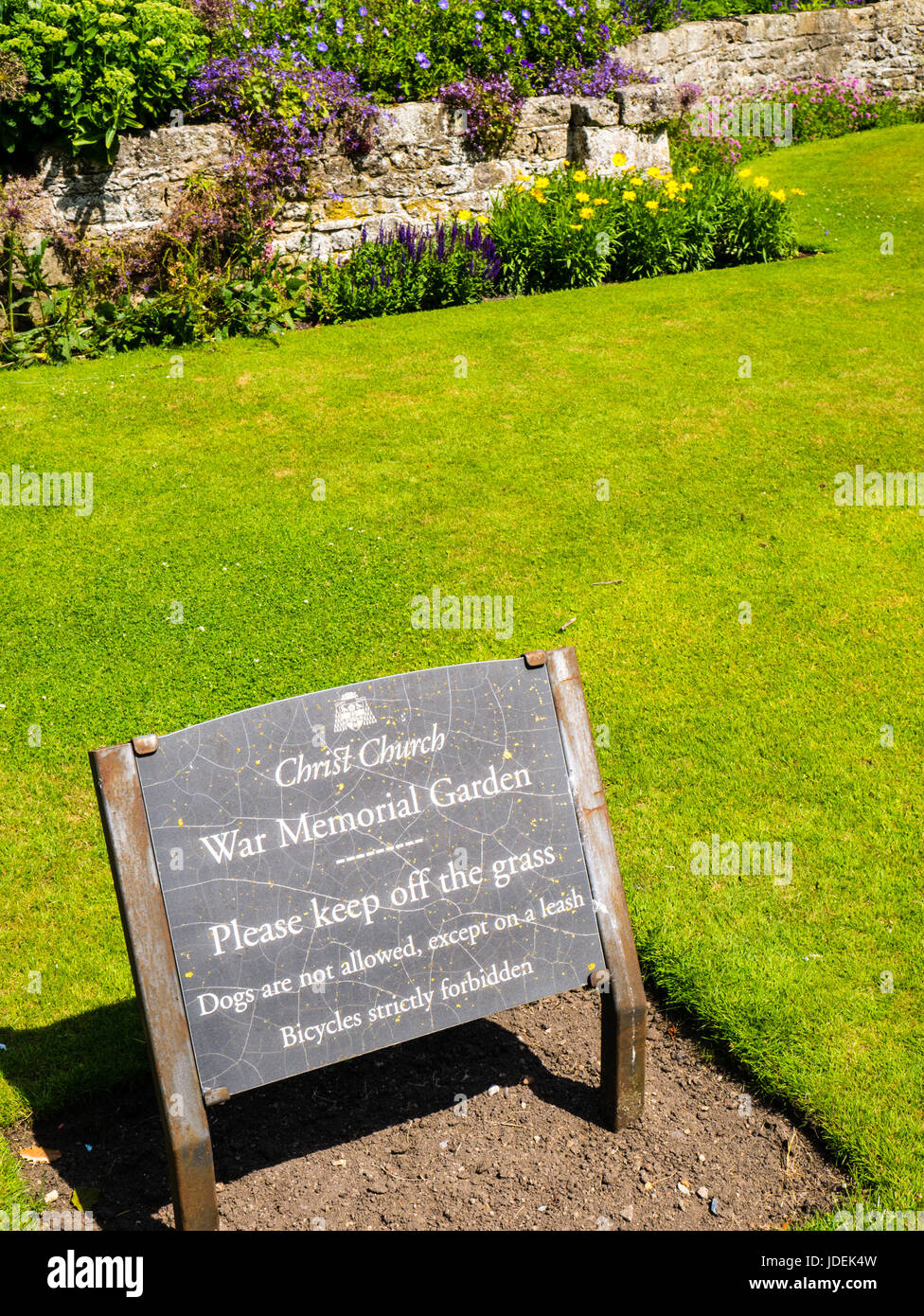 L'université de Christchurch, Université d'Oxford, War Memorial Gardens, Oxford, Oxfordshire, Angleterre Banque D'Images