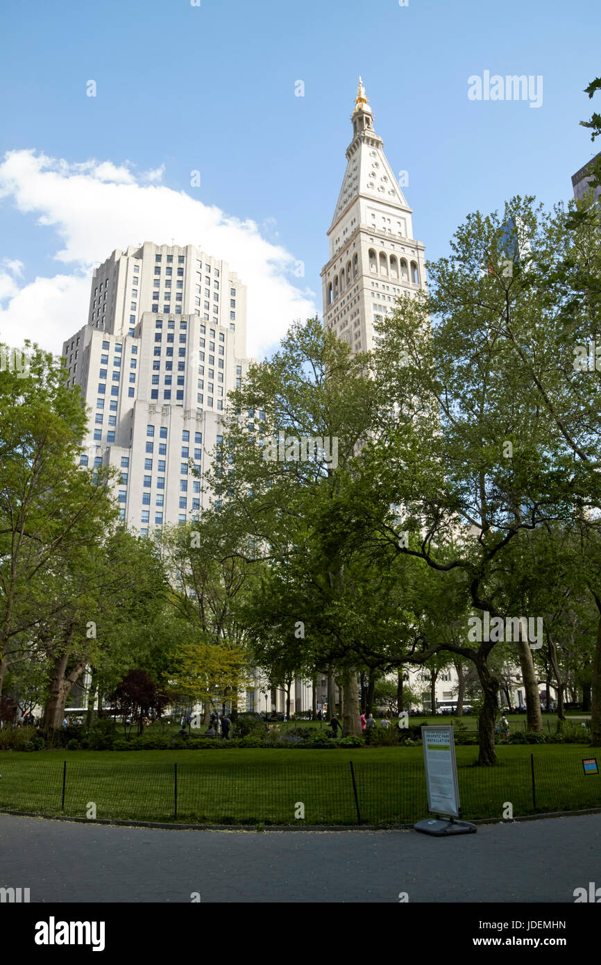 Madison Square Park, New York City USA Banque D'Images