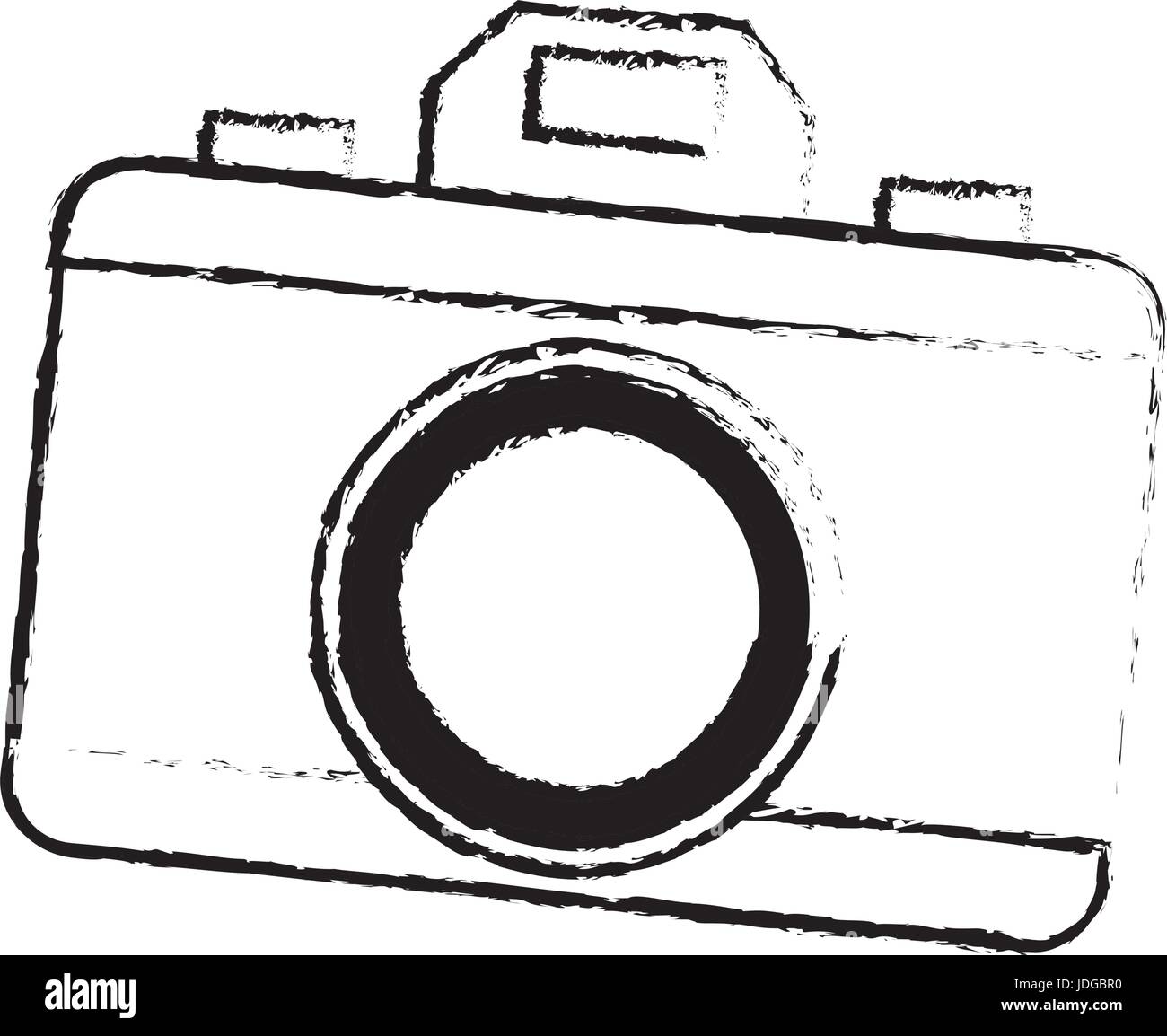 Appareil Photo Dessin Photo Flash Icone Lentille Image Vectorielle Stock Alamy