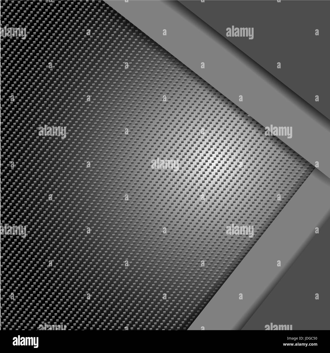 Abstract vector en arrière-plan gris carbone fibre Banque D'Images