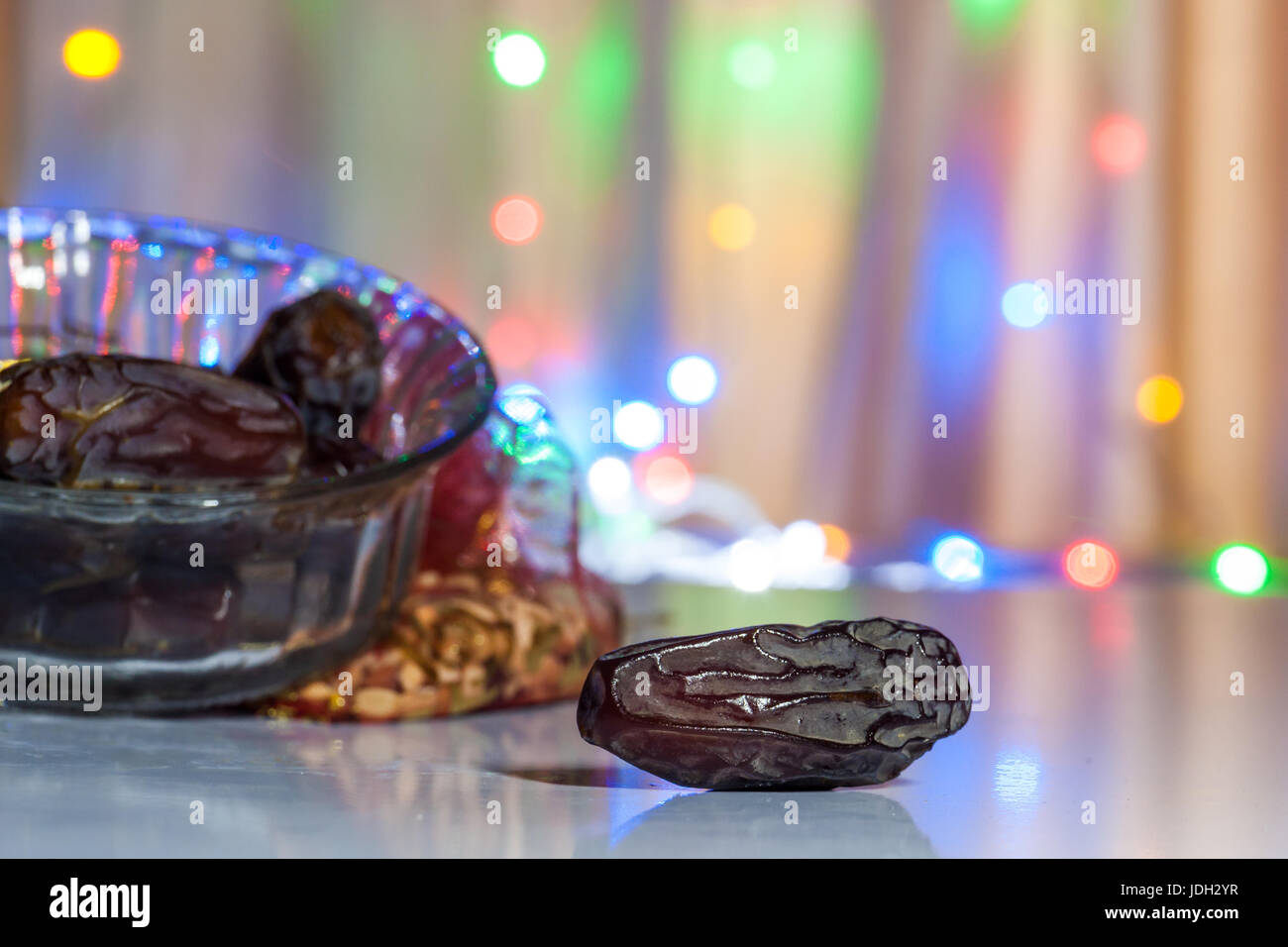Fruits Date . Ramadan, Eid concept background Banque D'Images