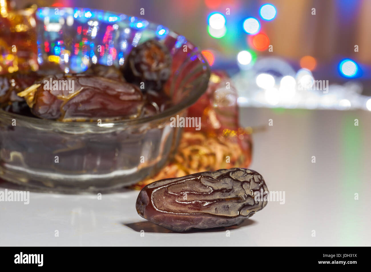Fruits Date . Ramadan, Eid concept background Banque D'Images