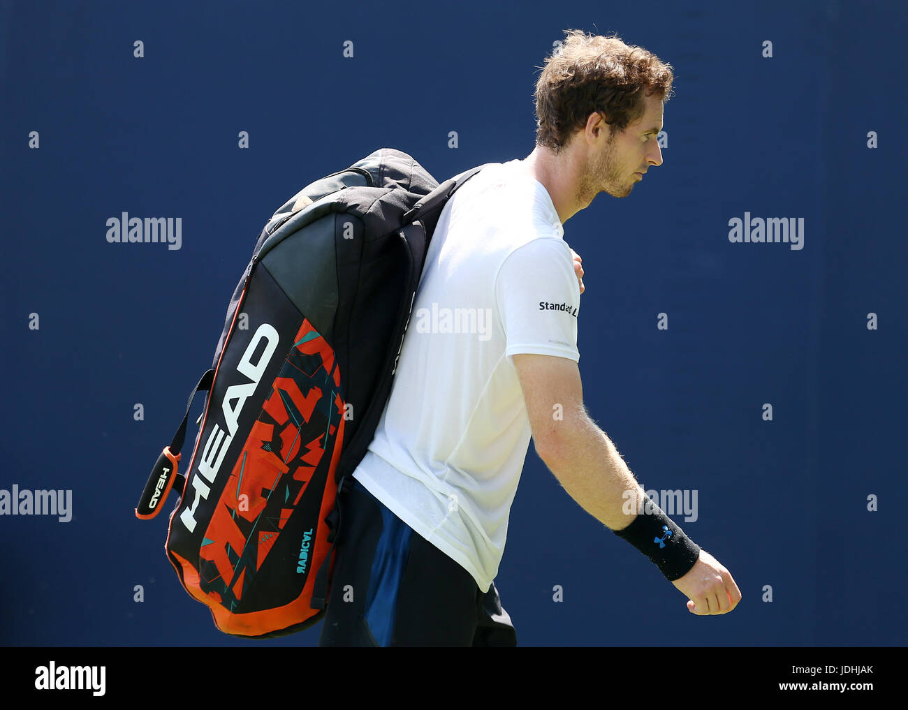 Au cours de la deuxième journée de l'AEGON Championships 2017 au Queen's Club de Londres. Banque D'Images