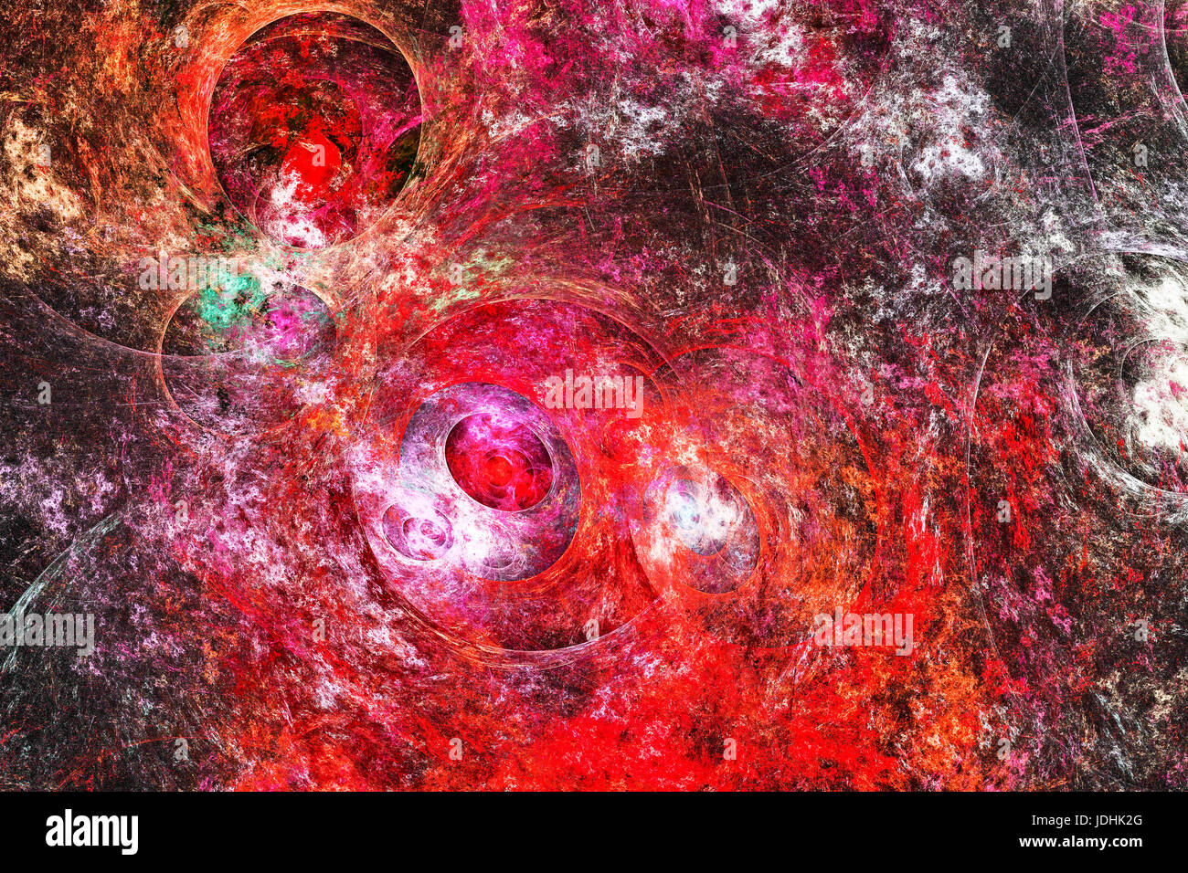 Résumé fond dessiné multicolores Banque D'Images