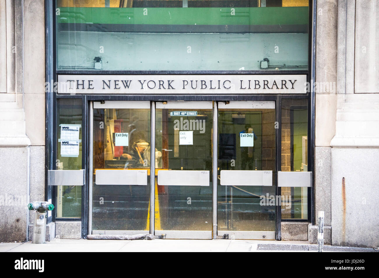 Bibliothèque mi Manhattan, New York Public Library, New York City, USA Banque D'Images