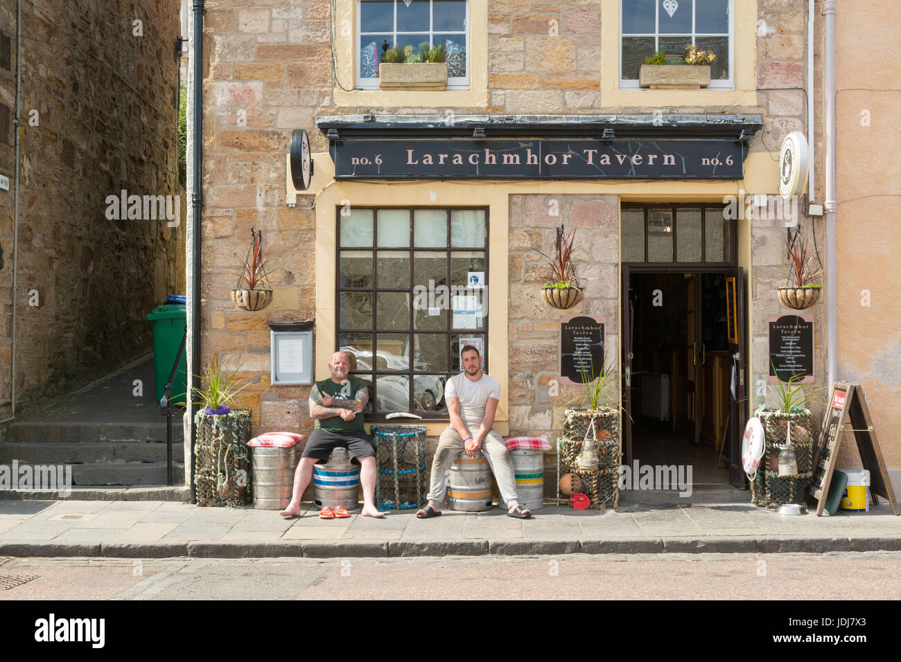 - Larachmhor Pittenweem Tavern - Fife, Scotland, UK Banque D'Images