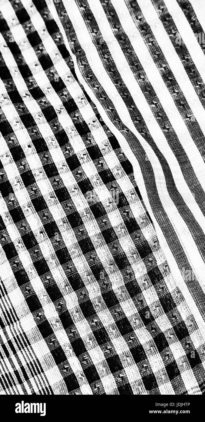 La texture de la symbolique traditionnelle de coton foulard arabe comme background abstract Banque D'Images