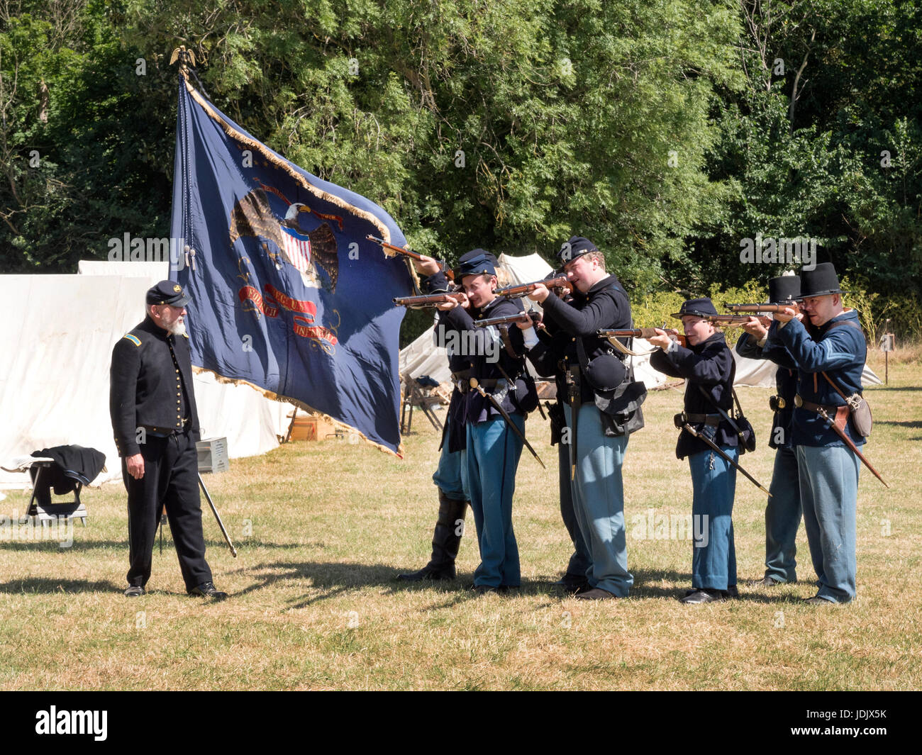 Re militaire adoption groupes à Quex Park show militaire Birchington Kent 17/06/2017 Banque D'Images