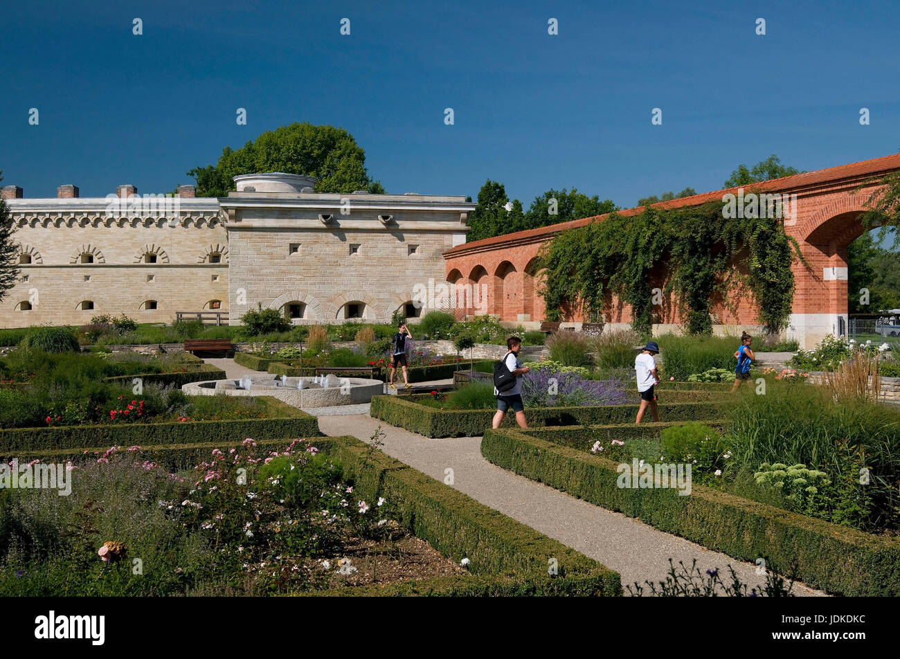 L'Europe, Allemagne, Bavière, Berlin, klenzepark reduit, Tilly avec roseraie, , europa, Deutschland, Bayern, Tilly reduit mit rosengarten Banque D'Images