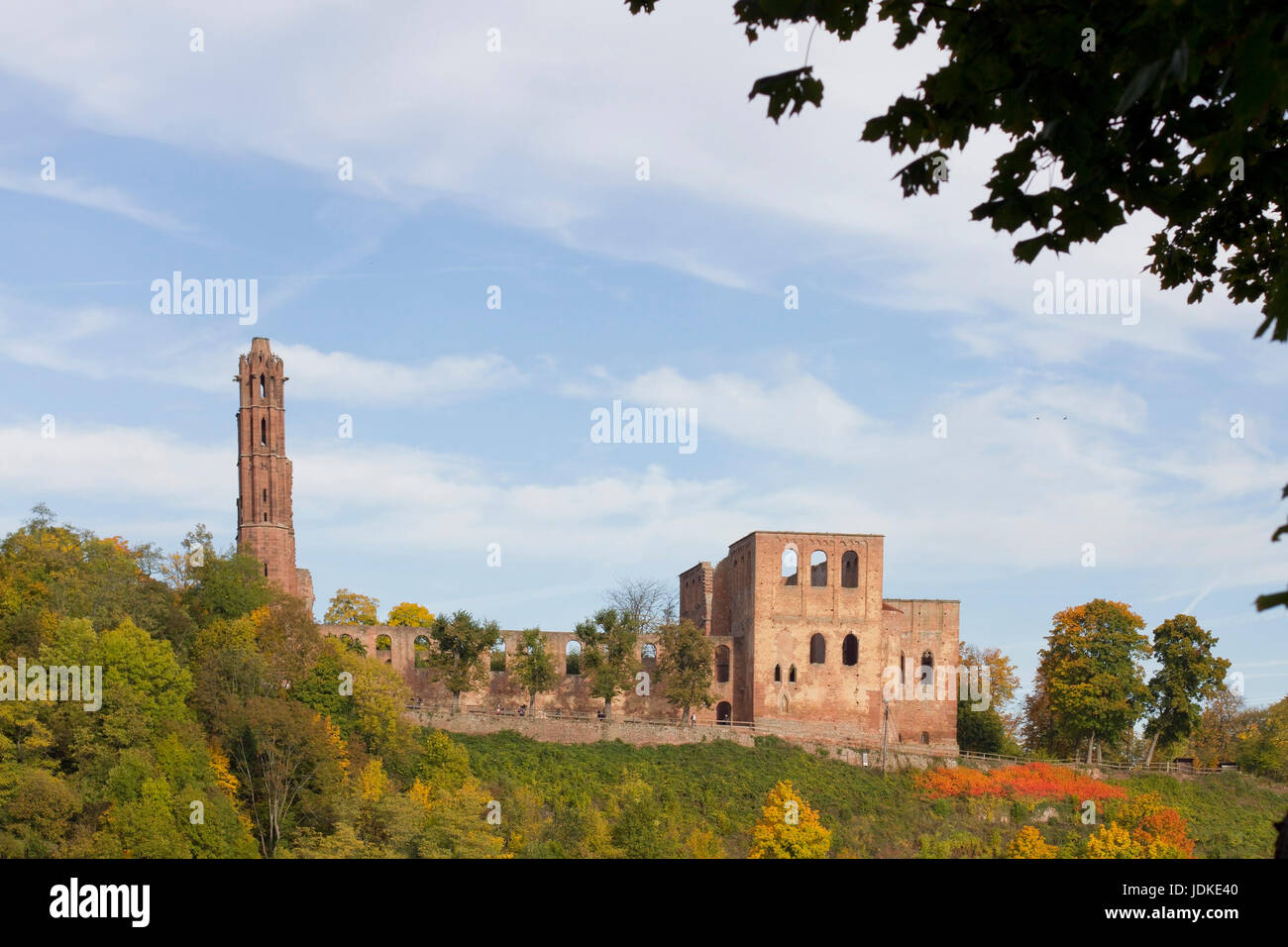 Allemagne, Rhénanie-Palatinat, cloître ruine château Lim, Deutschland,Rheinland-Pfalz, Klosterruine Limbourg Banque D'Images