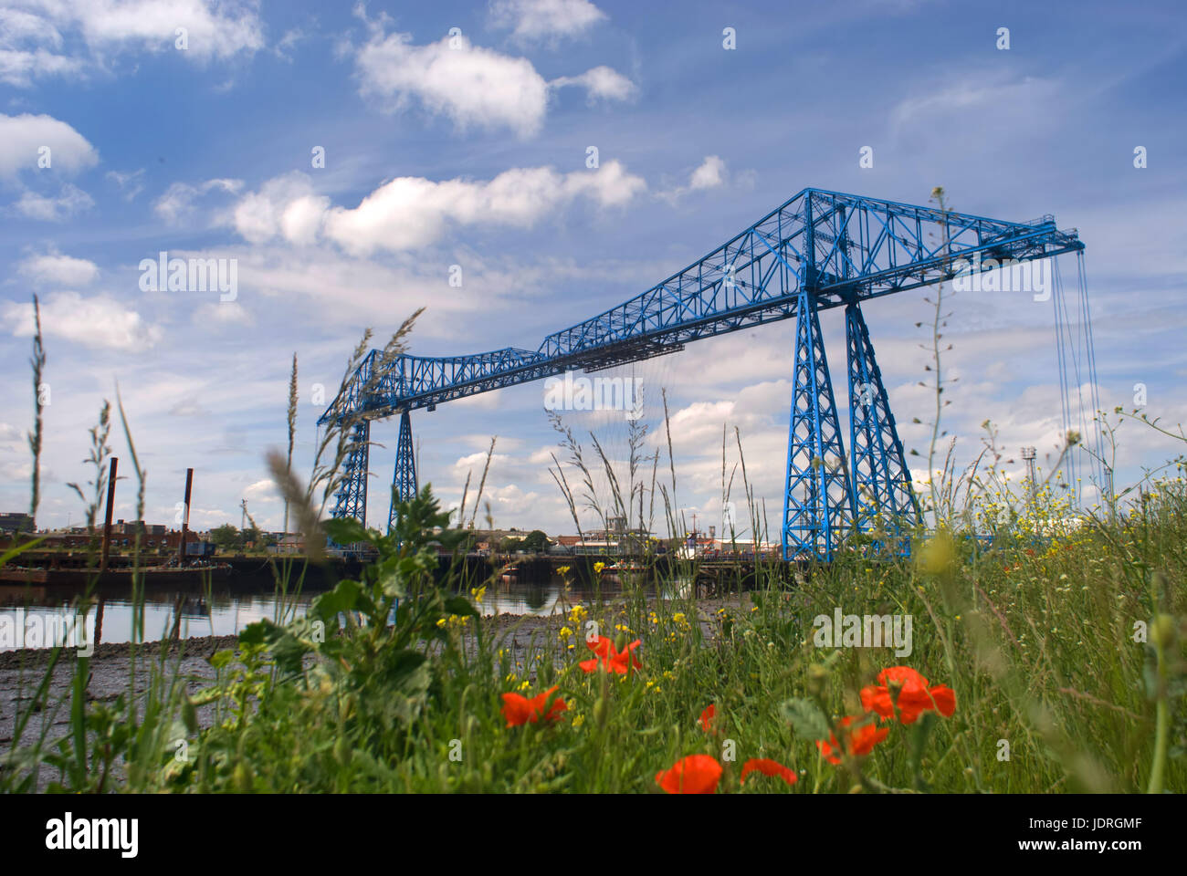 Le Pont Transbordeur, Middlesbrough Banque D'Images