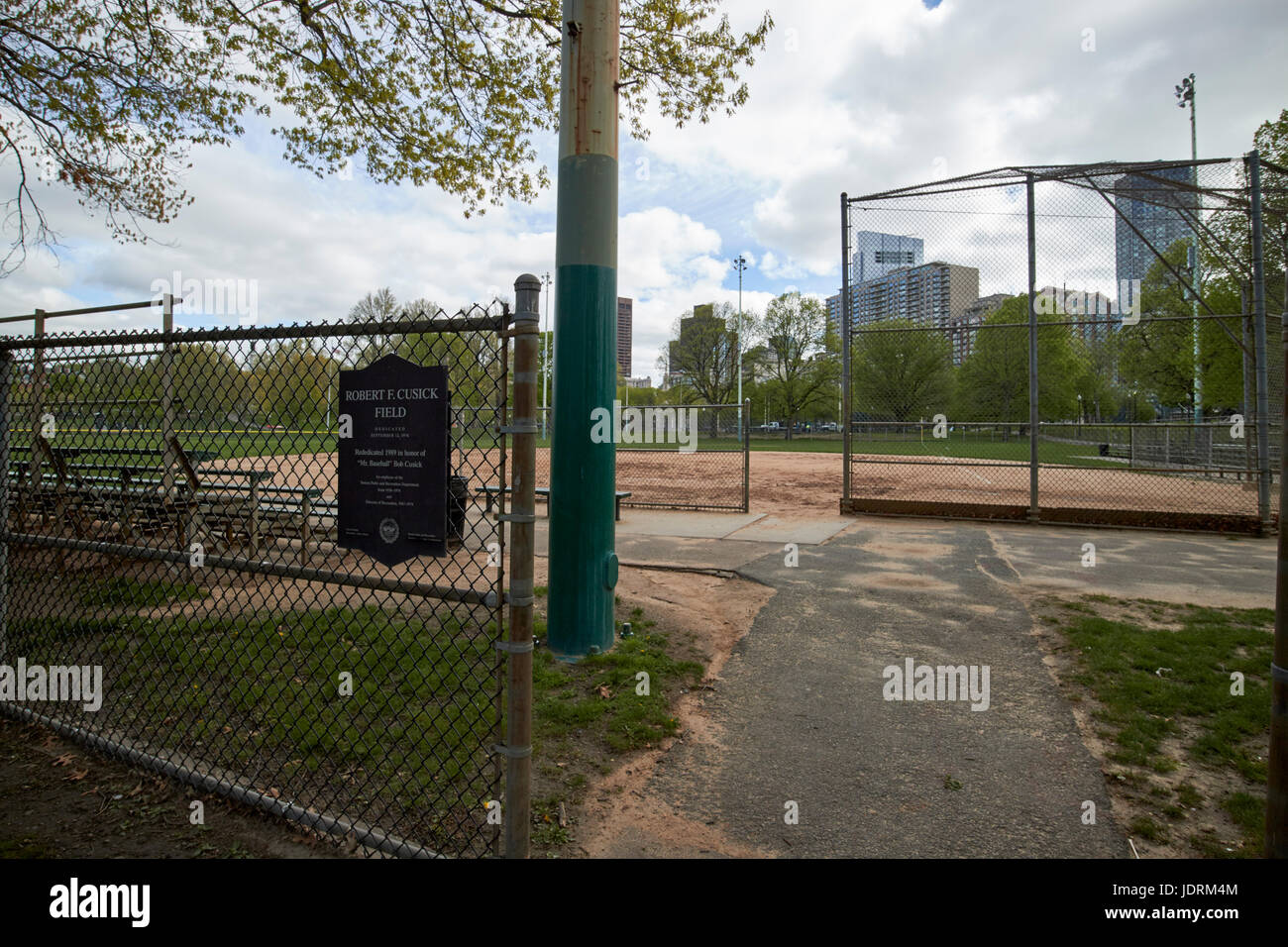 Robert f. cusick baseball Boston common USA Banque D'Images