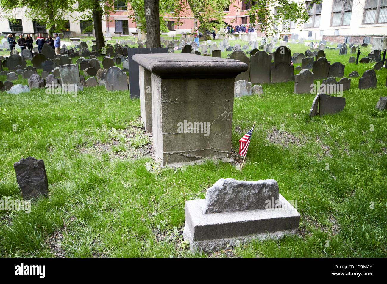 Granary Burying Ground Boston USA Banque D'Images