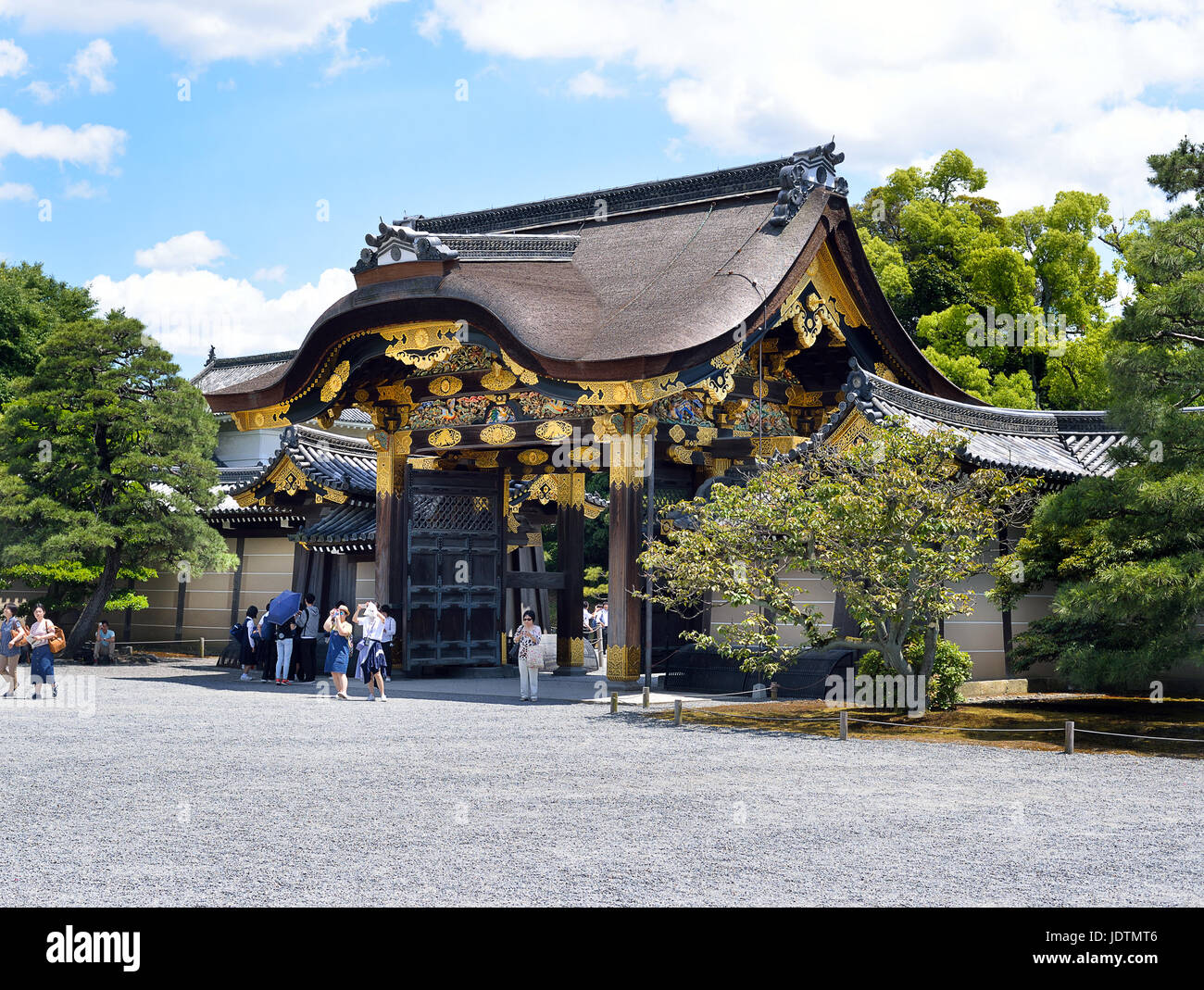 Karamon Gate du château de Nijo, Kyoto, Japon Banque D'Images