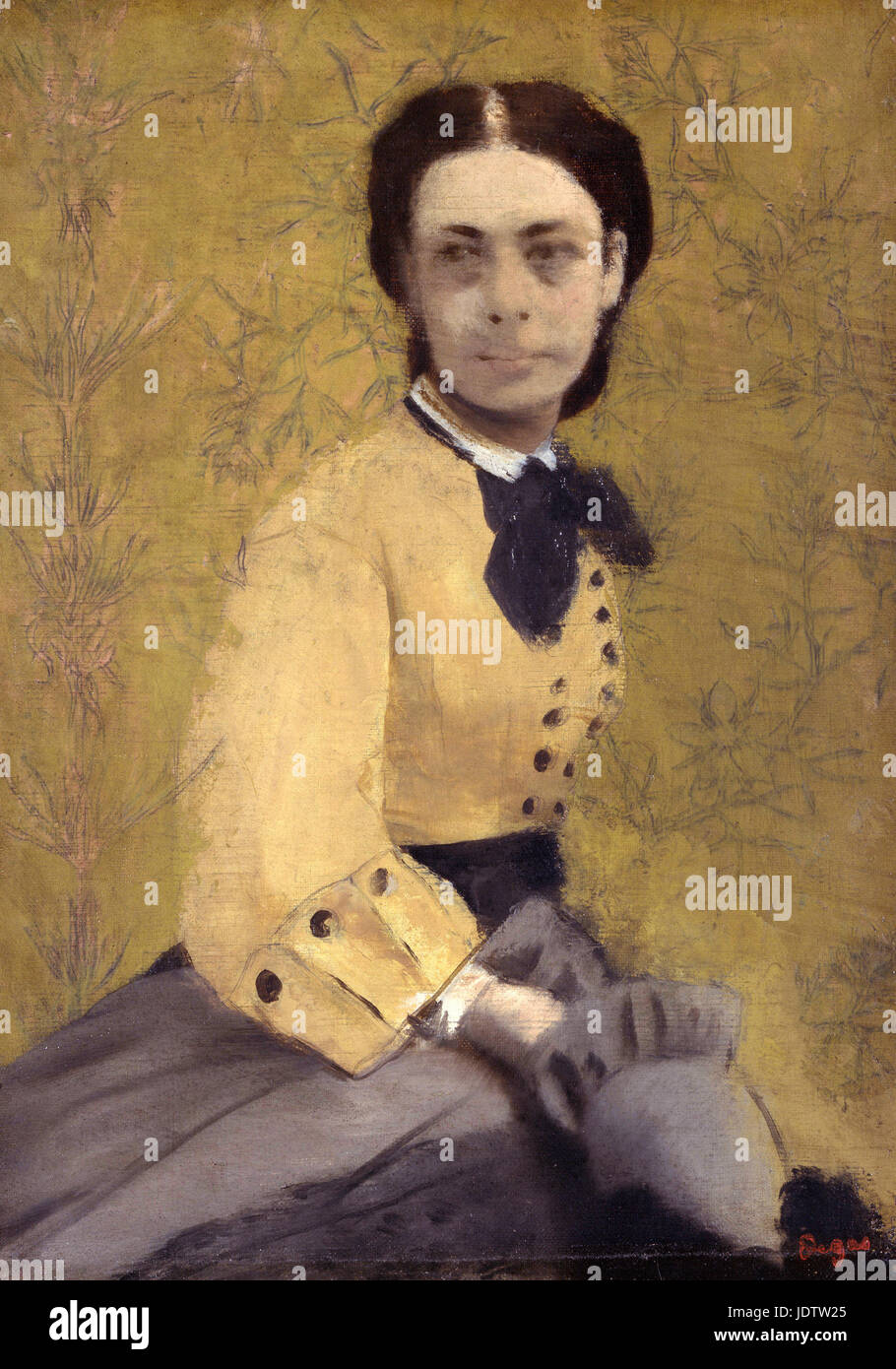 Edgar Degas - La Princesse Pauline de Metternich Banque D'Images