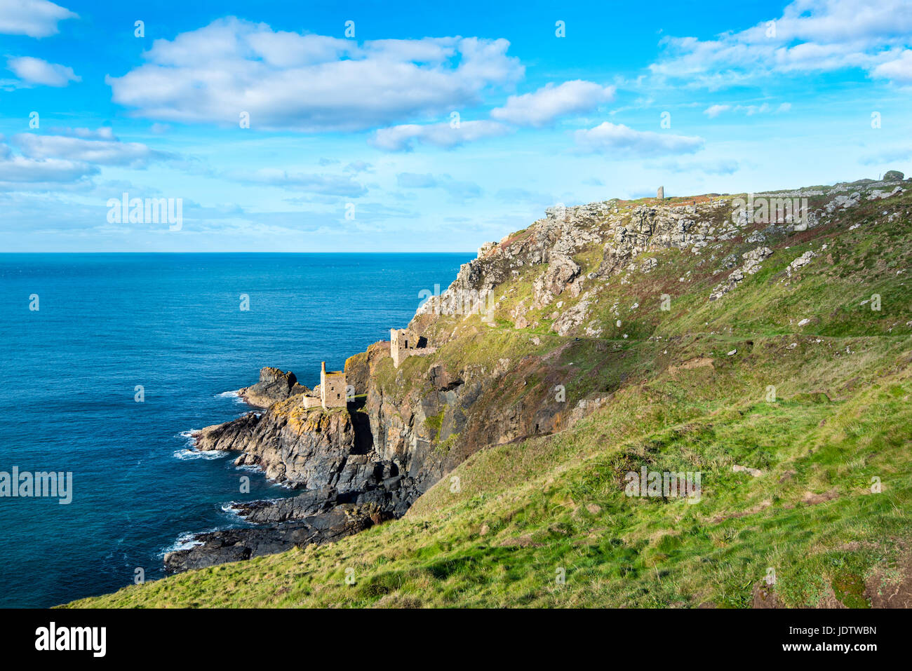 Les mines à Botallack, Cornwall. Banque D'Images