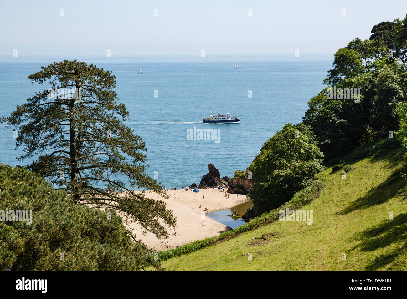 Blackpool Sands, près de Dartmouth, Devon Banque D'Images