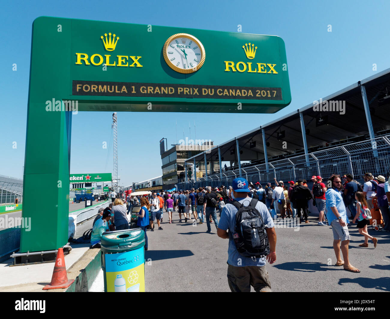 Montréal, Québec. 08/06/2017 Formula One grand Prix du Canada à Montréal,Québec Banque D'Images