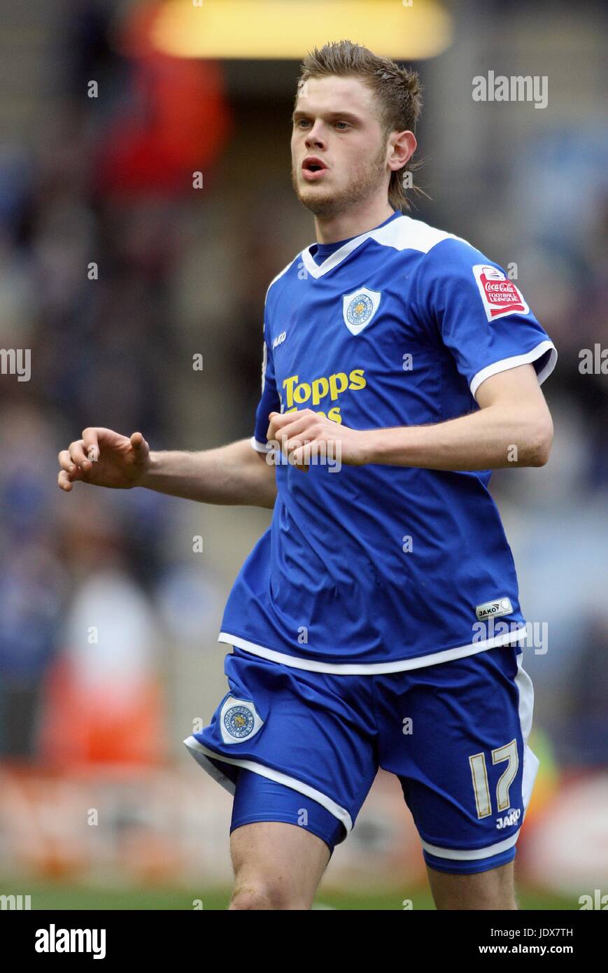 RICHARD STEARMAN Leicester City FC STADE WALKERS LEICESTER ANGLETERRE 08 Mars 2008 Banque D'Images