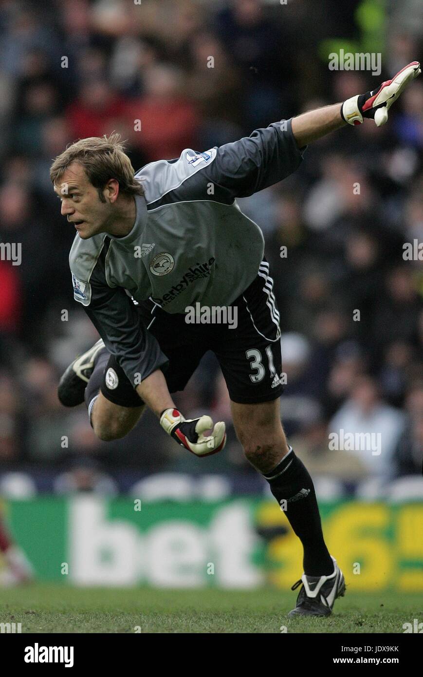 ROY CARROLL DERBY COUNTY FC Derby Pride Park Grande-bretagne 29 Mars 2008 Banque D'Images