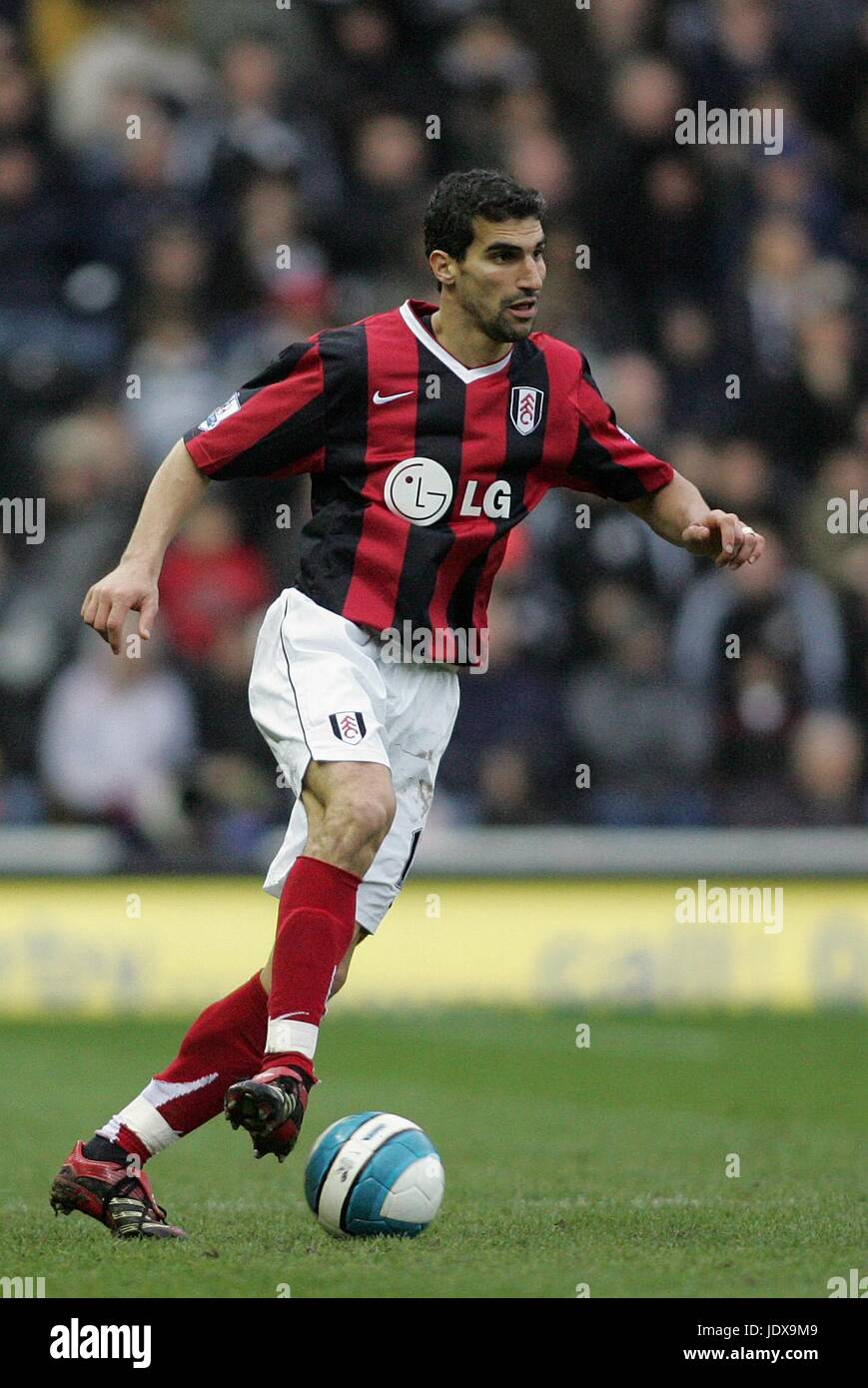 PAUL STALTERI FULHAM FC Derby Pride Park Grande-bretagne 29 Mars 2008 Banque D'Images