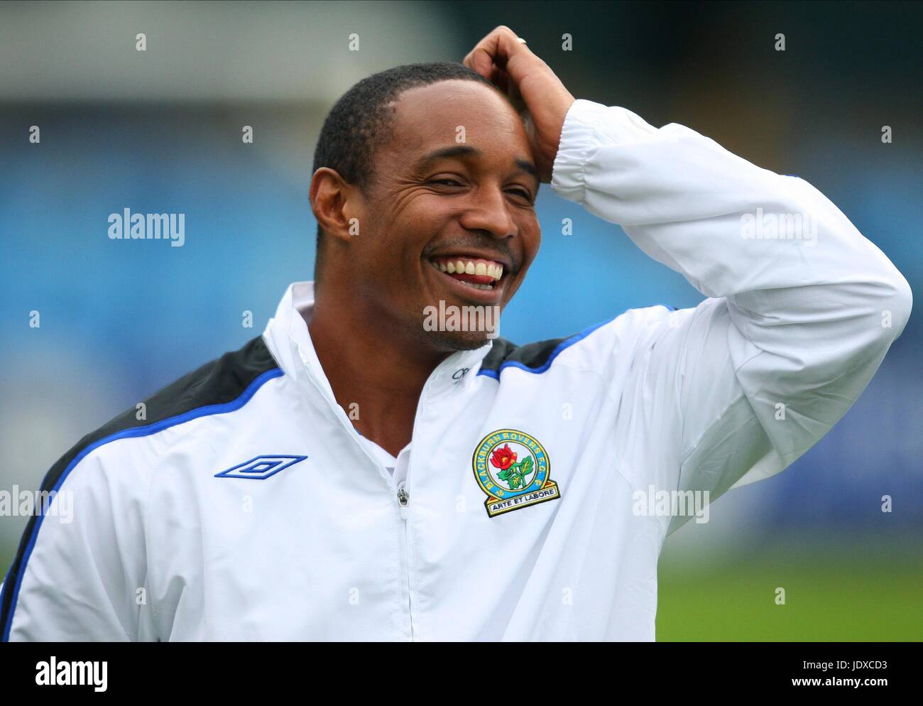 PAUL INCE Blackburn Rovers MANAGER MOSS ROSE STADIUM MACCLESFIELD ANGLETERRE 14 Juillet 2008 Banque D'Images