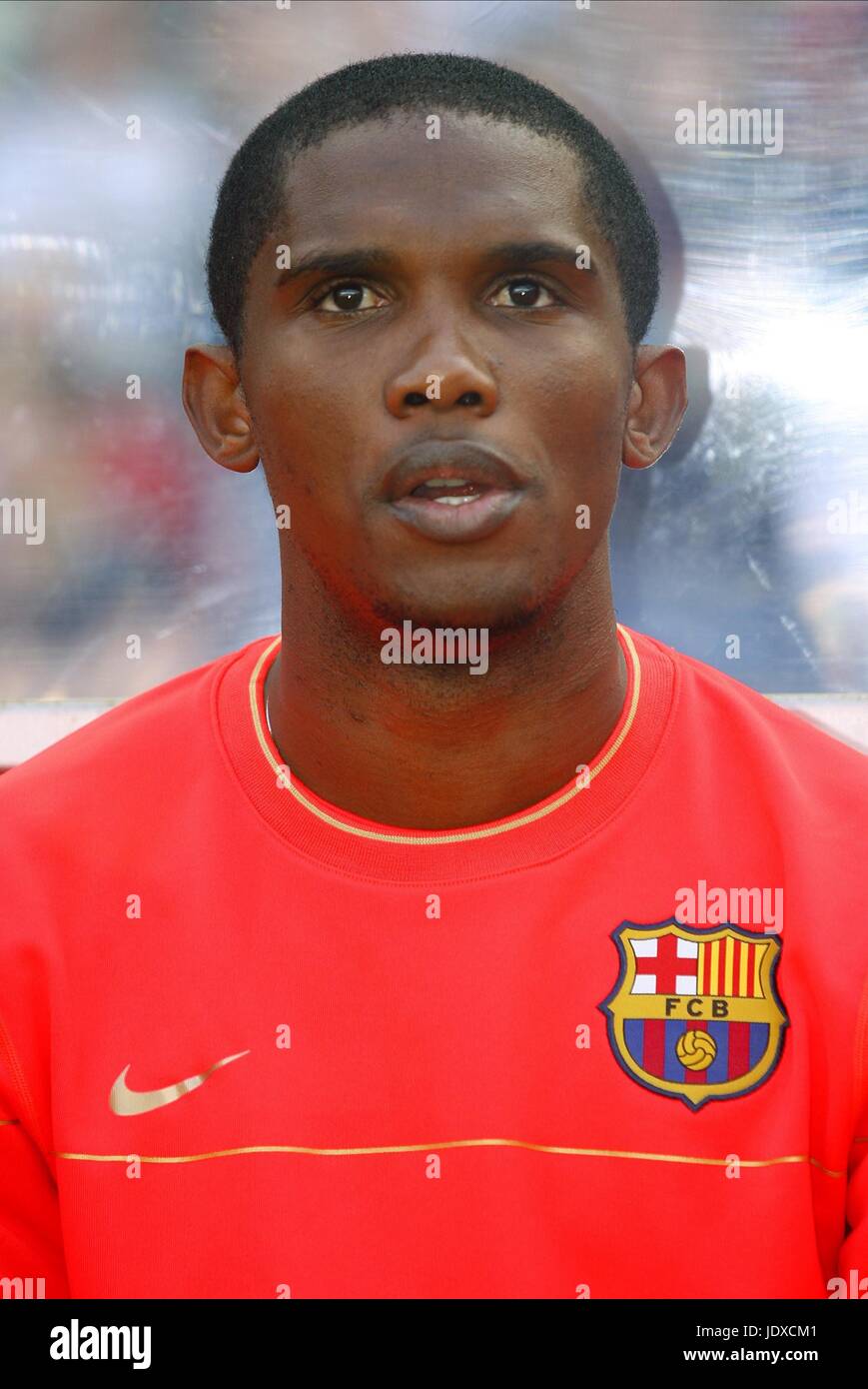SAMUEL Eto'o, FC BARCELONE ECOSSE ÉDIMBOURG MURRAYFIELD 24 Juillet 2008 Banque D'Images
