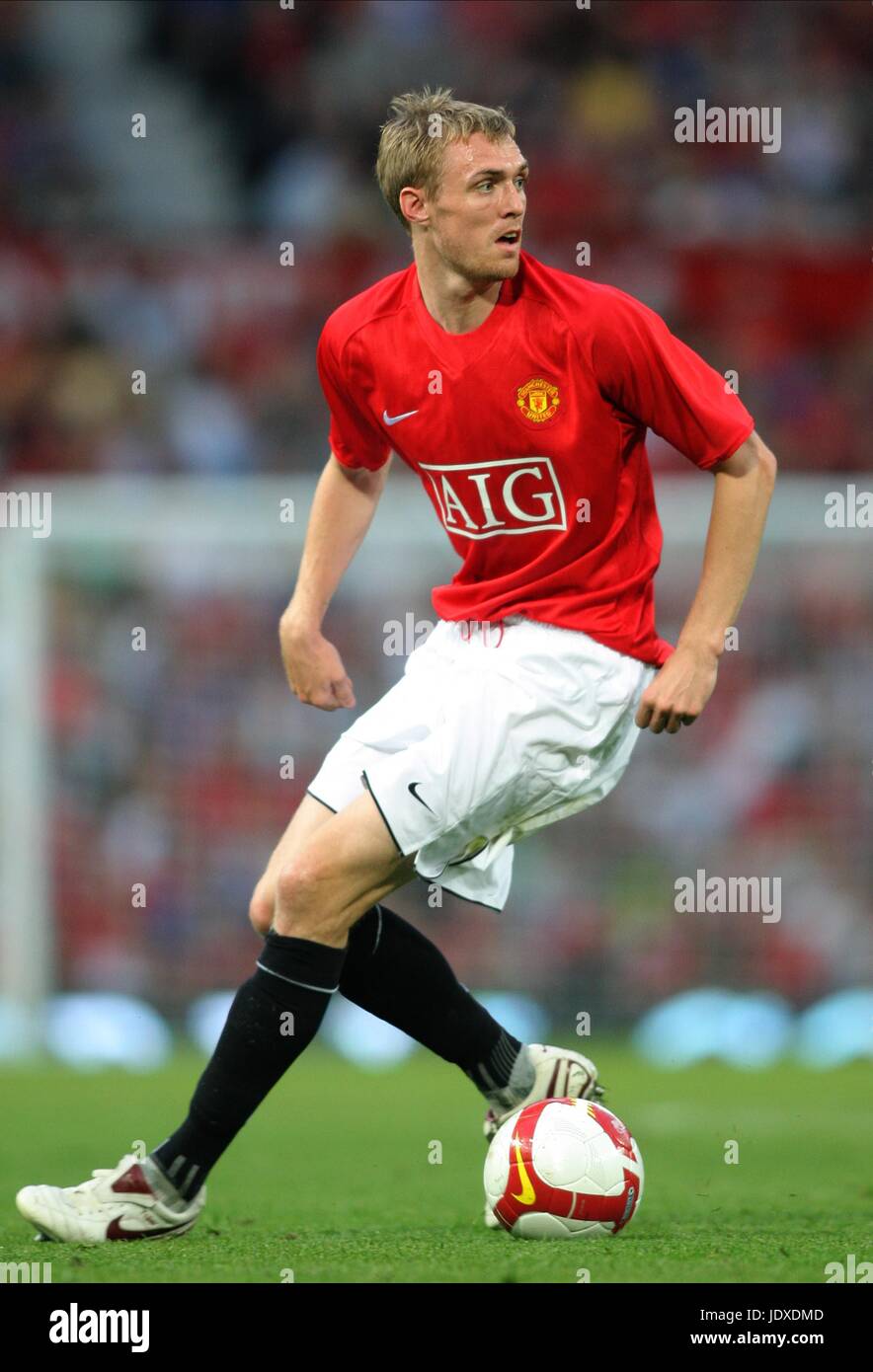 DARREN FLETCHER MANCHESTER UNITED V JUVENTUS OLD TRAFFORD MANCHESTER EN ANGLETERRE 06 Août 2008 Banque D'Images