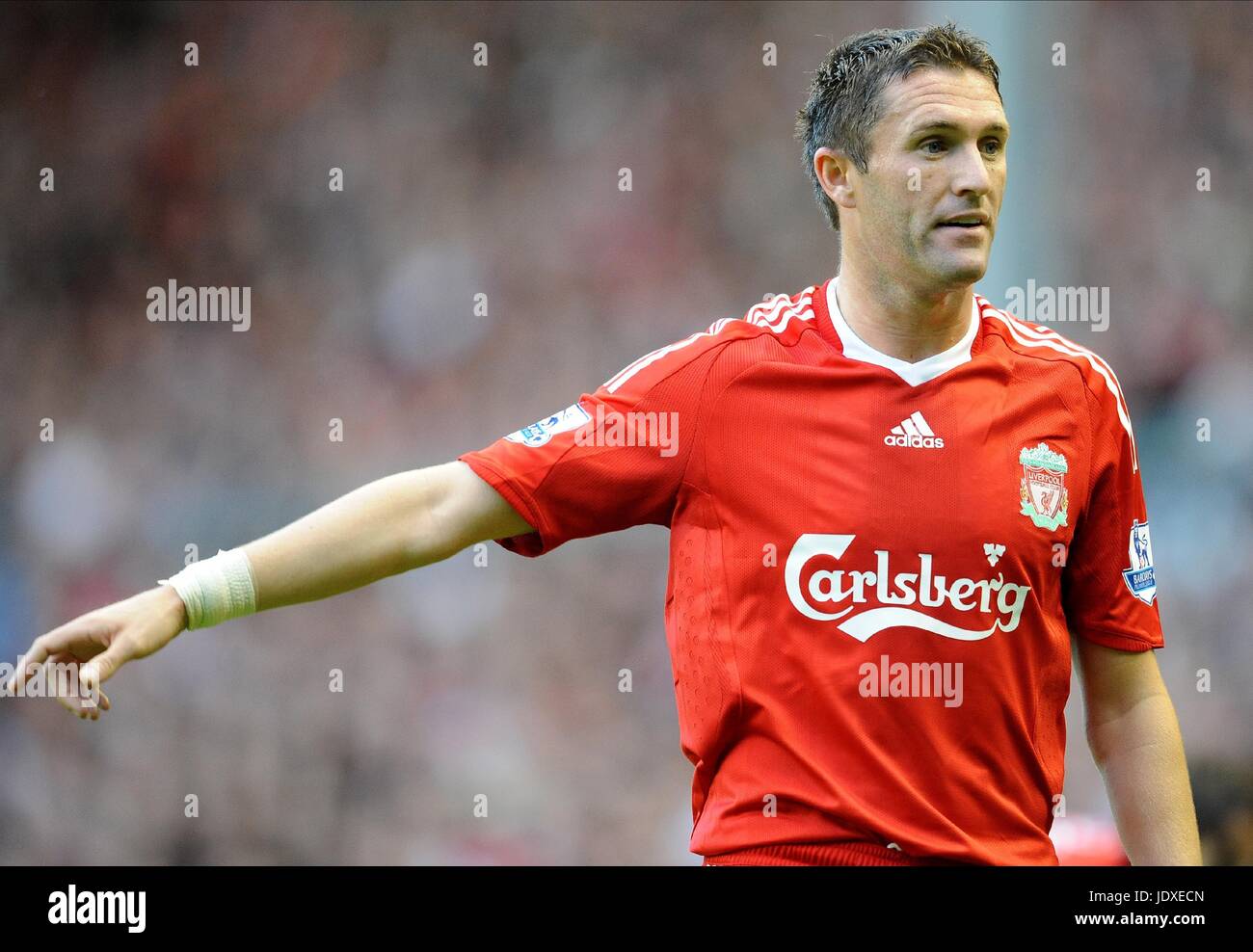 ROBBIE KEANE FC LIVERPOOL ANFIELD LIVERPOOL ANGLETERRE 08 Août 2008 Banque D'Images