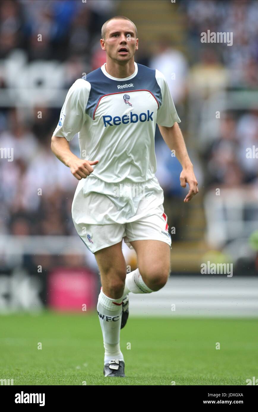 MATTHEW TAYLOR BOLTON WANDERERS FC.ST JAMES PARK NEWCASTLE ANGLETERRE 23 Août 2008 Banque D'Images