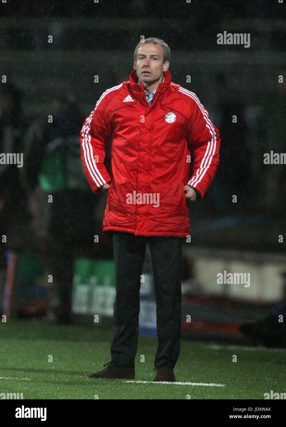 JURGEN KLINSMANN ALLEMAGNE ENTRAÎNEUR DE FOOTBALL STADE DE GERLAND LYON FRANCE 10 Décembre 2008 Banque D'Images