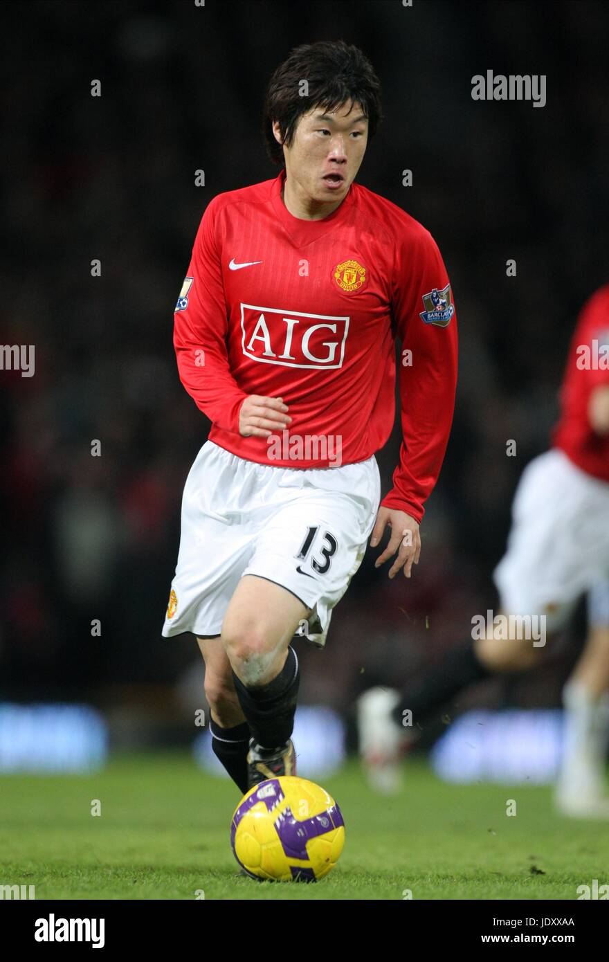 JI-SUNG PARK MANCHESTER UNITED V CHELSEA OLD TRAFFORD MANCHESTER EN ANGLETERRE 11 Janvier 2009 Banque D'Images