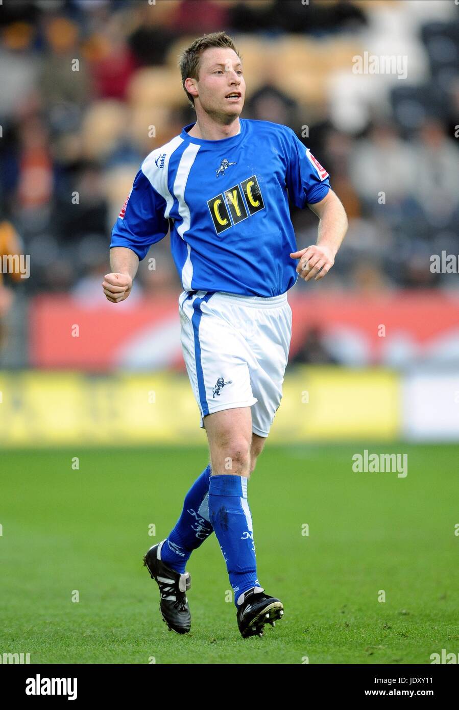 NEIL HARRIS MILLWALL FC Stade KC HULL ANGLETERRE 24 Janvier 2009 Banque D'Images