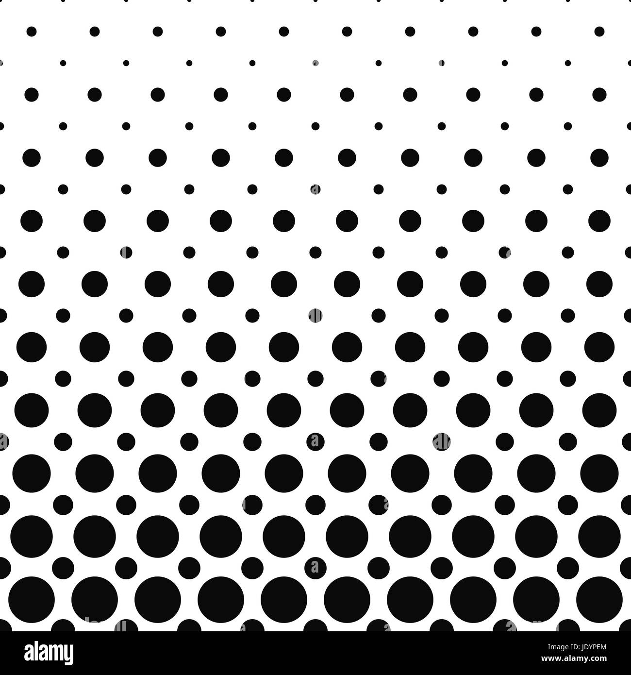 Noir et blanc fond de points. Illustration de Vecteur
