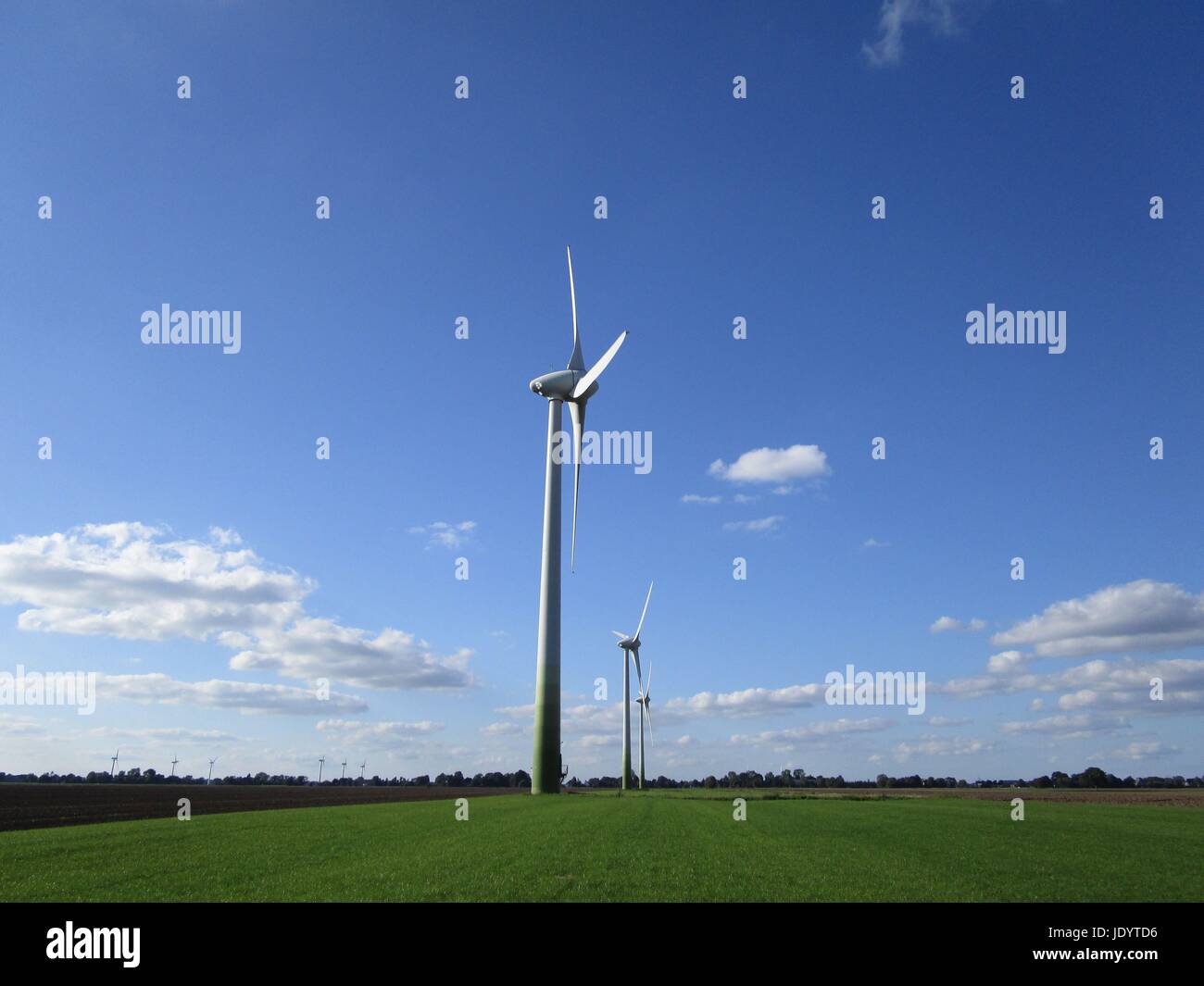 éoliennes Banque D'Images