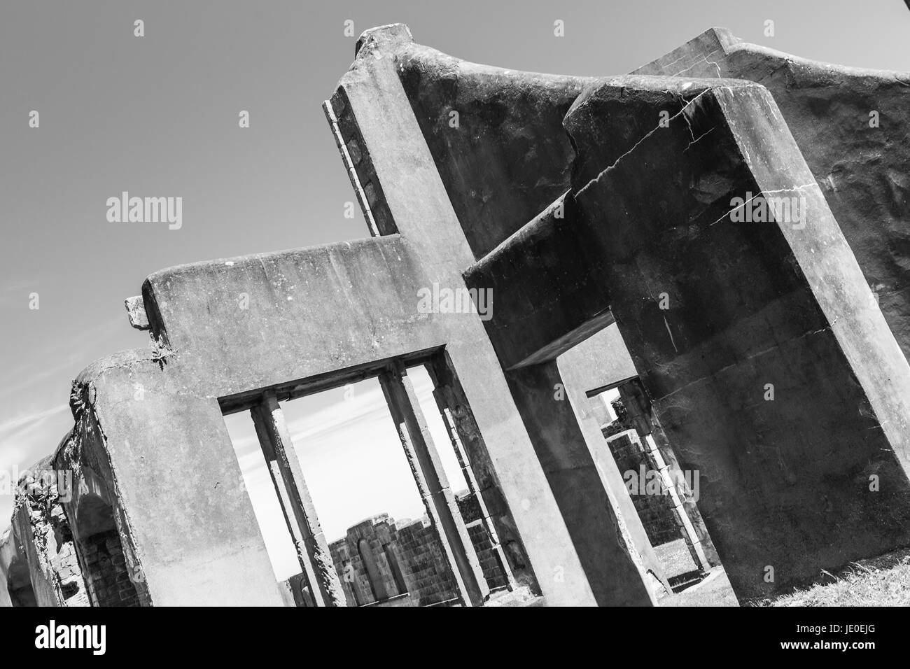 Downhill House, ruine de, Banque D'Images