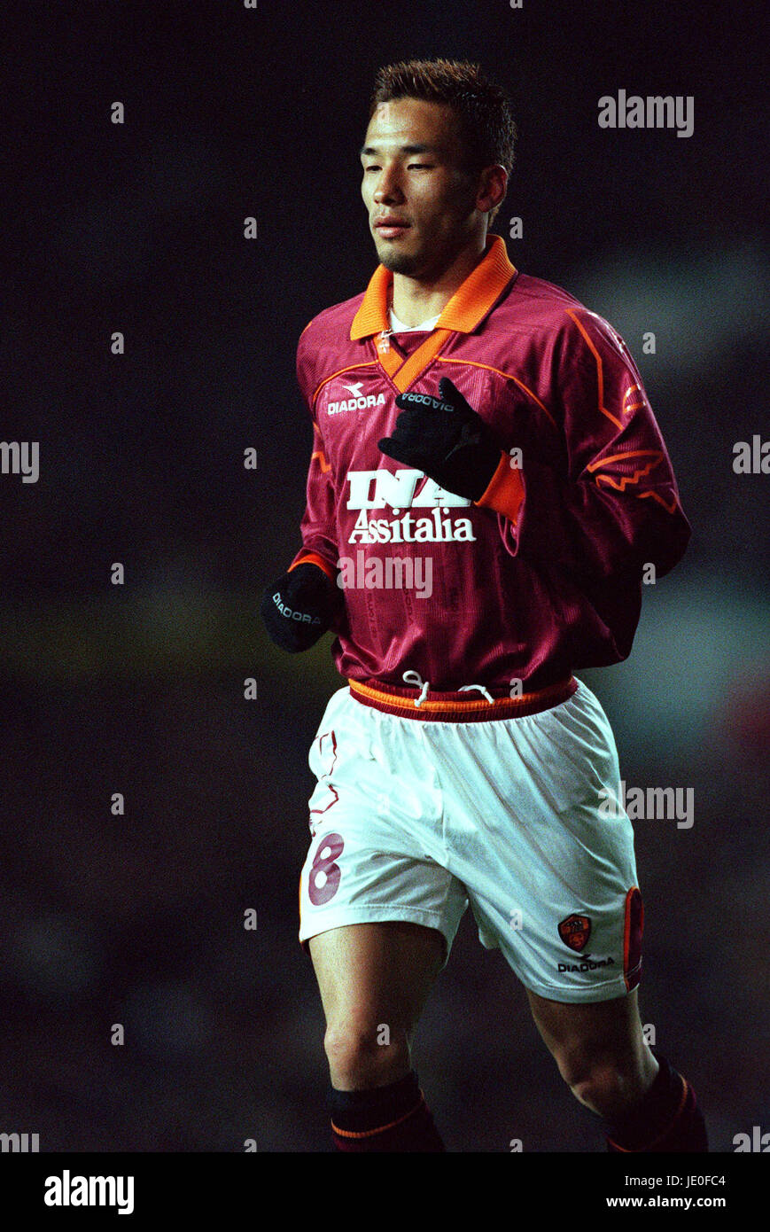 HIDETOSHI NAKATA AS Roma 09 Mars 2000 Banque D'Images