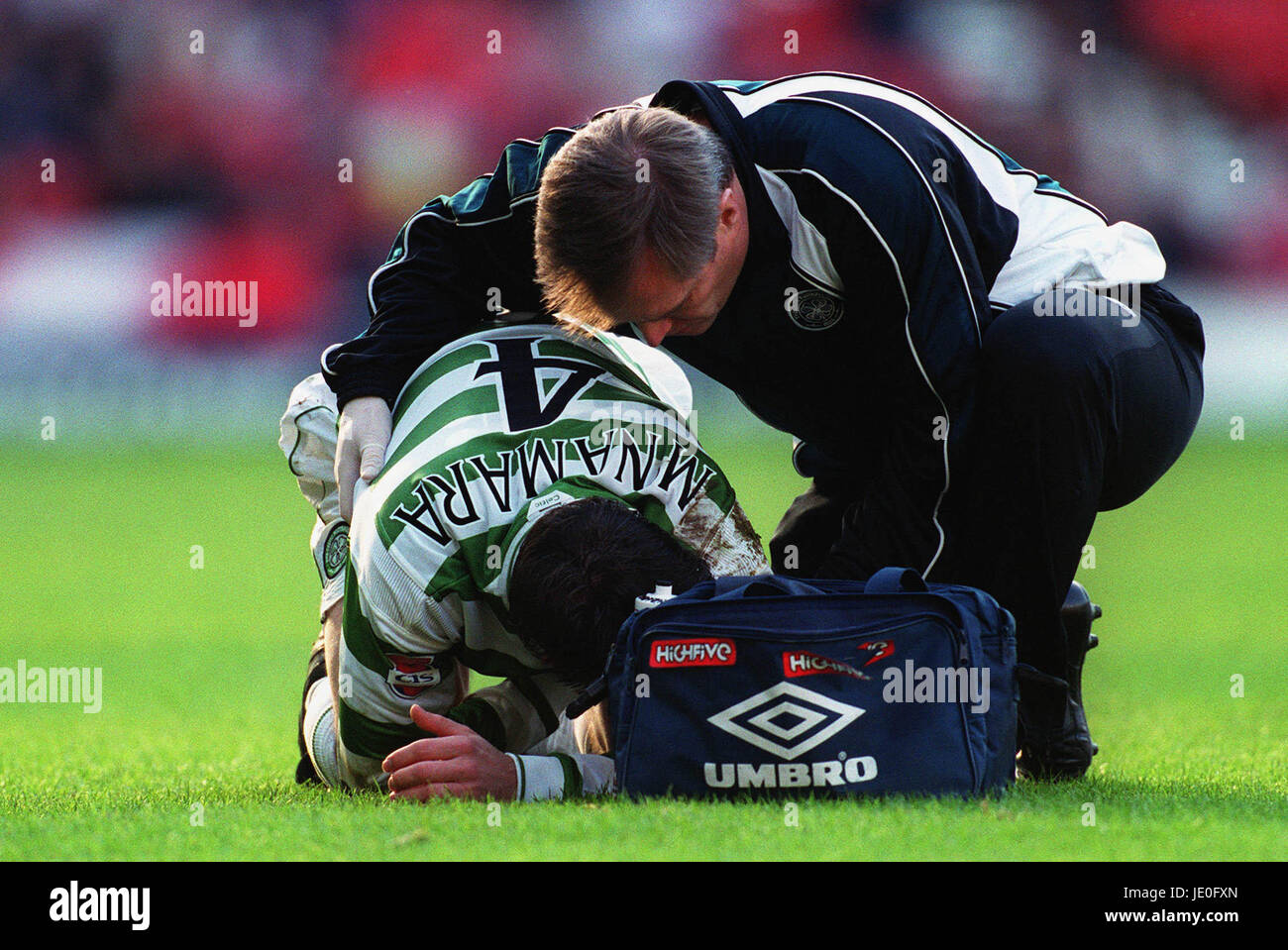 JACKIE MCNAMARA Glasgow Celtic FC 19 mars 2000 Banque D'Images