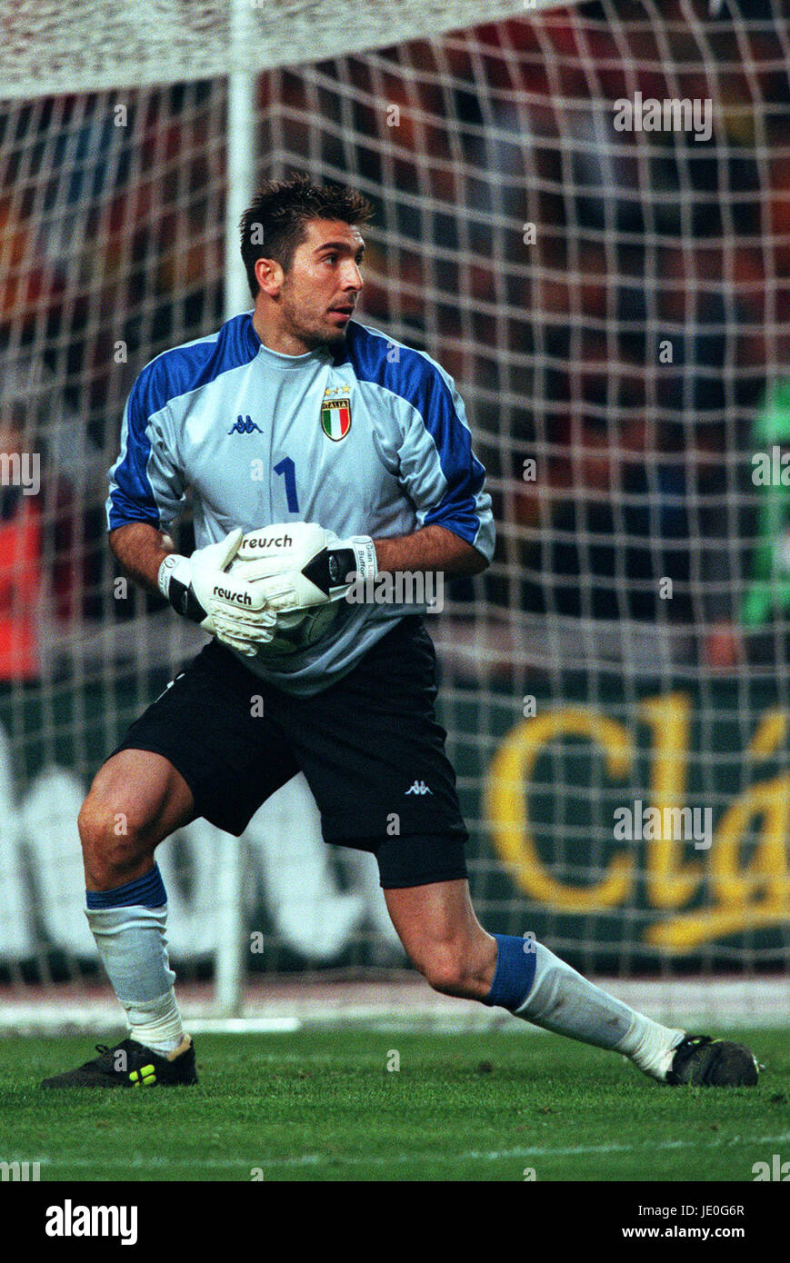 GIANLUIGI BUFFON ITALIE & PARMA 29 Mars 2000 Banque D'Images