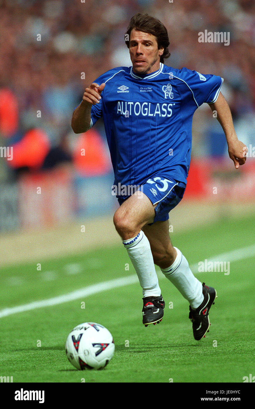 GIANFRANCO ZOLA FC Chelsea 20 Mai 2000 Banque D'Images