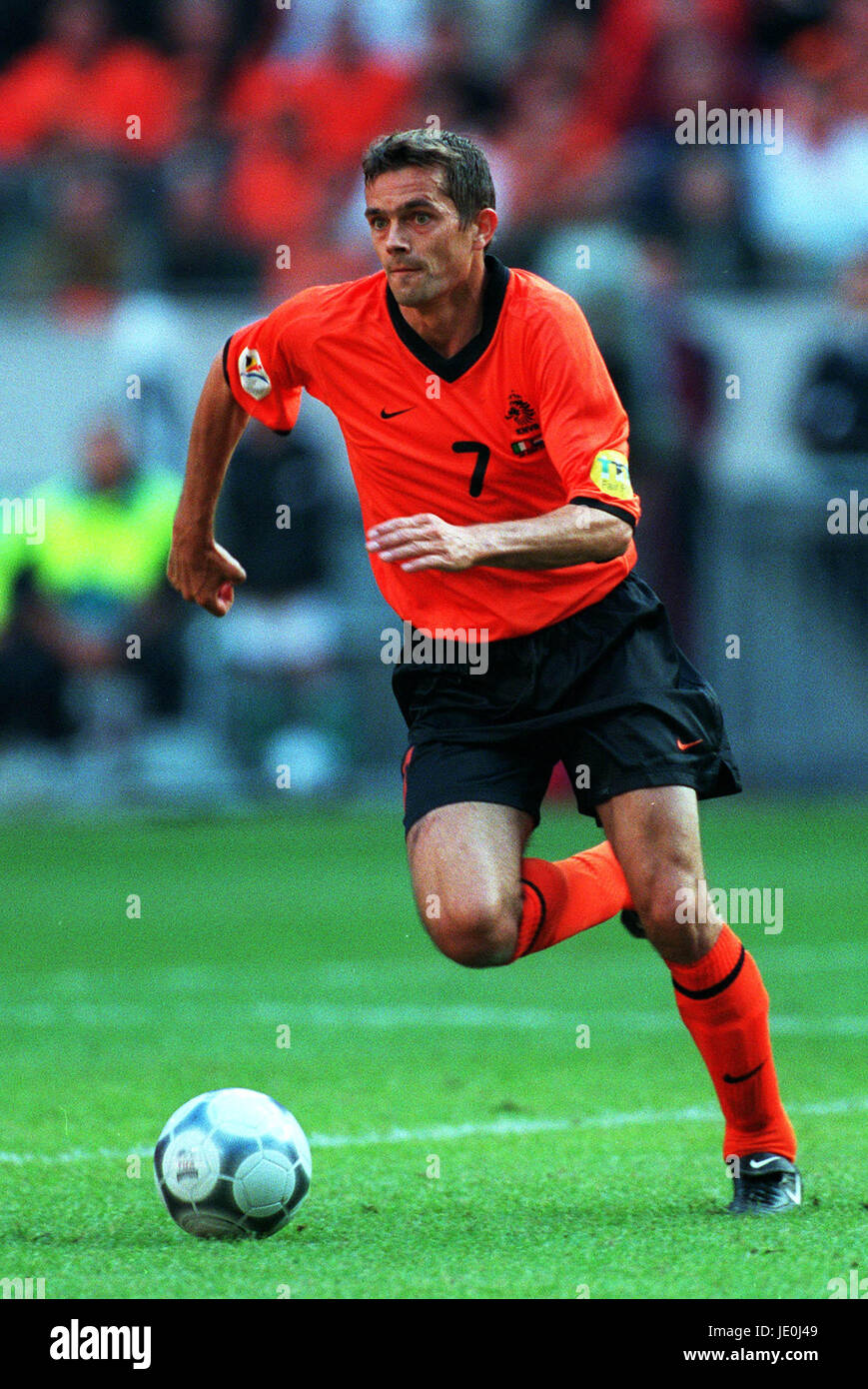 PHILIP COCU HOLLAND & FC BARCELONE 04 Juillet 2000 Banque D'Images